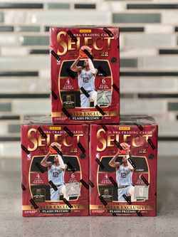 21-22 Panini Select NBA Basketball blaster box (Lot of 3)
