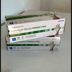 Weekend Sale - 2 For $5 *****McKesson Confiderm Disposable Latex Exam Glove Standard Cuff Length