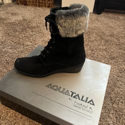 Aquatalia Boots Size 9.5 Black