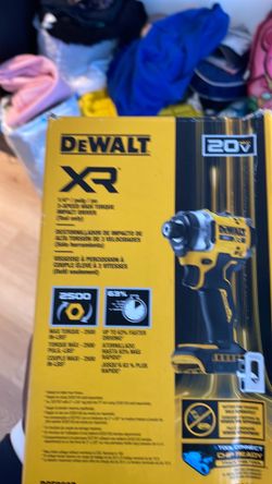 DeWalt XR 3 Speed High Torque Impact Driver