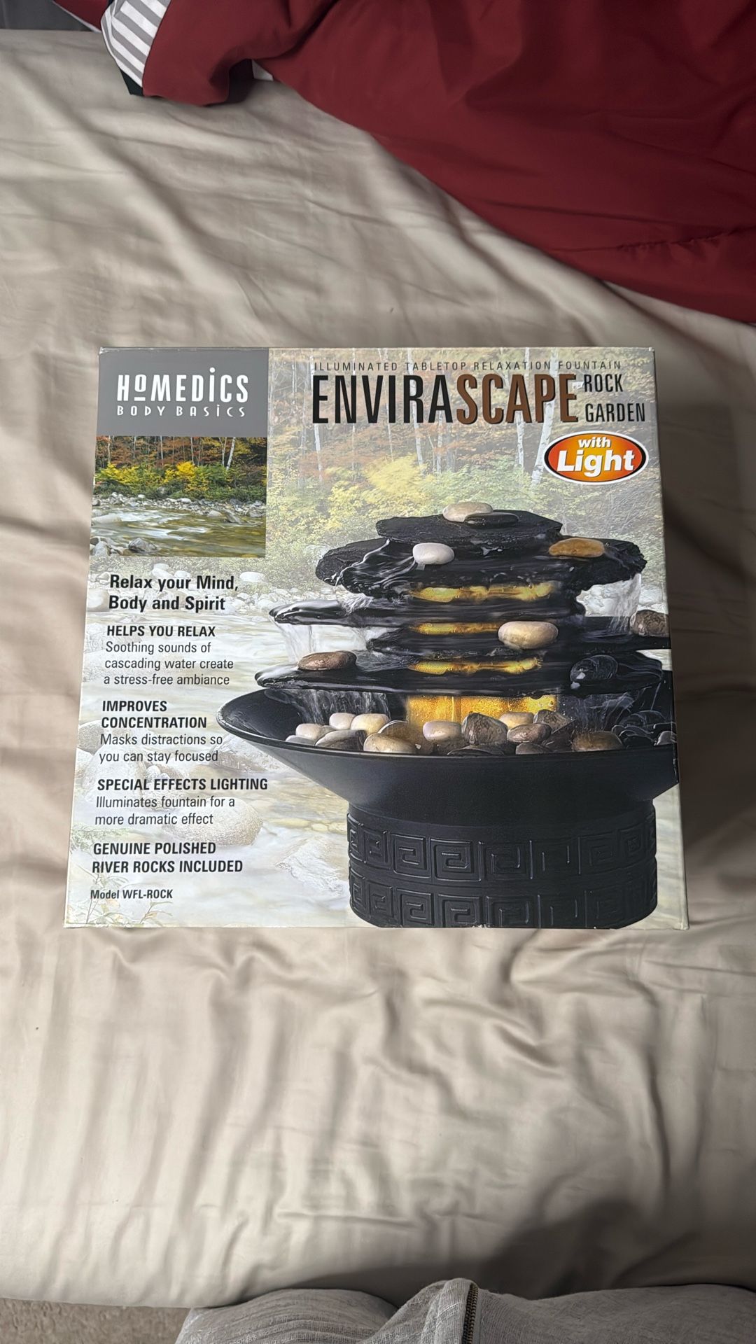 Homedics Body Basics Enviroscape Rock Garden Fountain