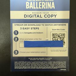 BALLERINA (Digital Code)