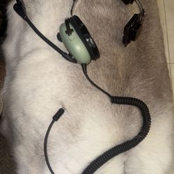 Pre-owned Good Condition David Clark UAV Single Ear Headset Microphone 40523G-01