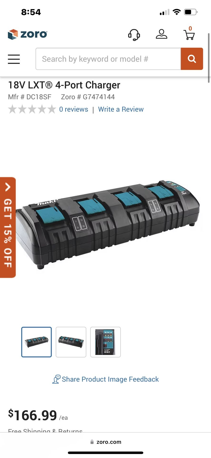 4 Makita Battery Charger