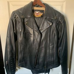 Womens Genuine Harley Davidson Leather Jacket
