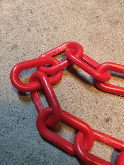 Red Plastic Chain