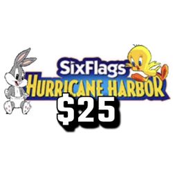 ☀️ Six Flags Hurricane Harbor Waterpark Tickets 🎟️ 