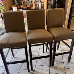 3 Counter Height Bar Stools
