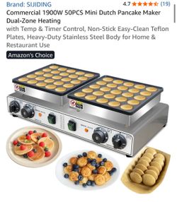 Mini pancake machine