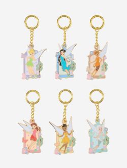 Disney Tinker Bell Pixie Hollow Fairies Blind Box Keychain