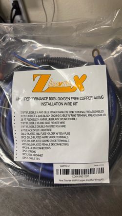 Zhevrax 4 AWG Amplifier Installation Wire Kit $50