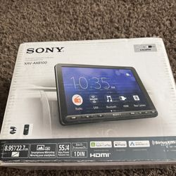 Sony XAV-AX8100 9-inch Floating Multi Media Receiver with Apple Carplay/Android Auto and HDMI Video Input