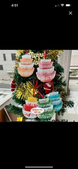 🔹💥NEW~Iconic~Vintage-Stacking~Mixing Bowls Ornaments💥🔹