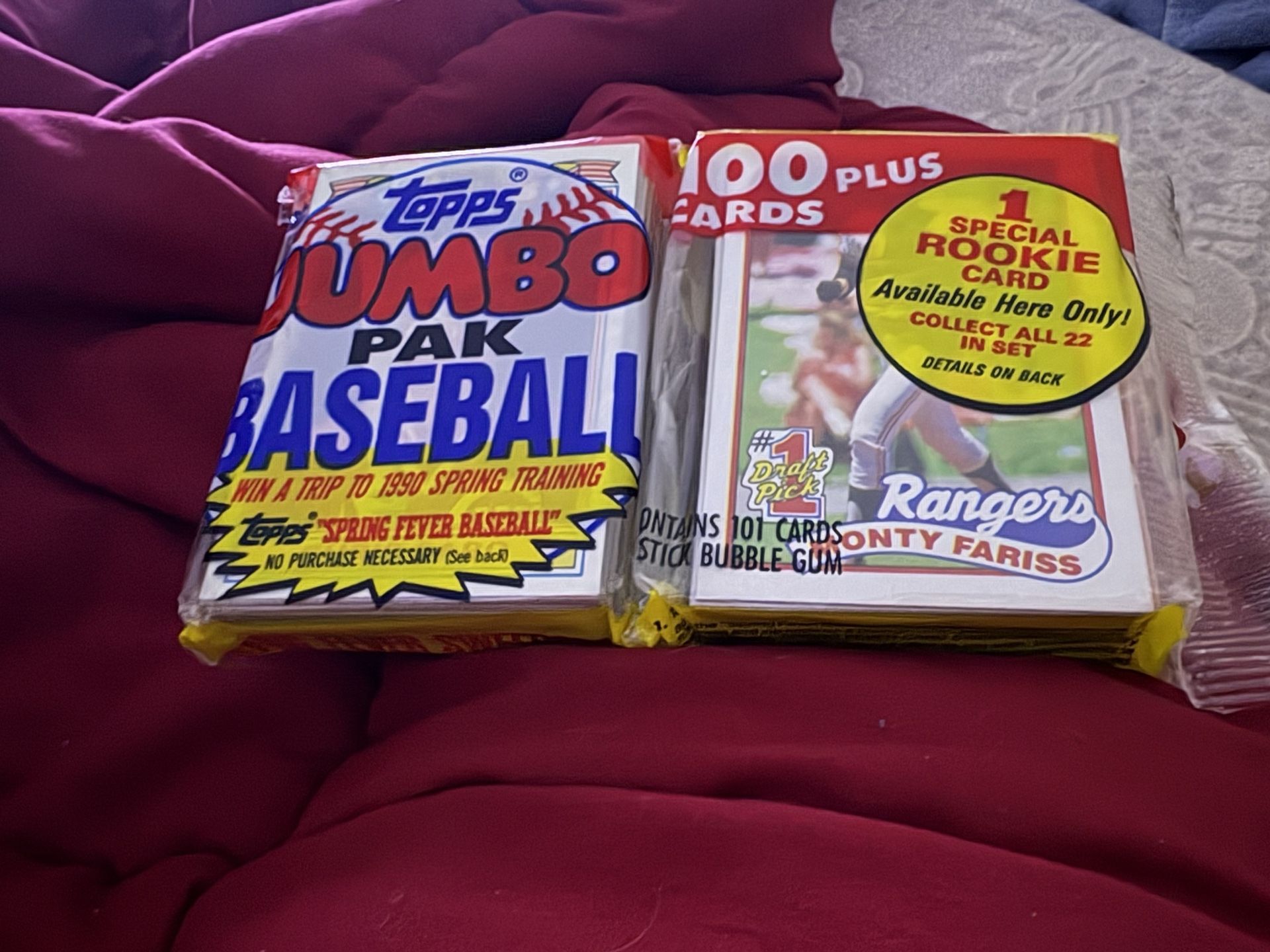 89 Topps Jumbo Pack Sealed