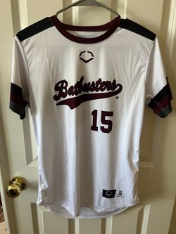 Girls white Evoshield jersey #15