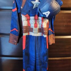 Captain America Costume With Mask Toy