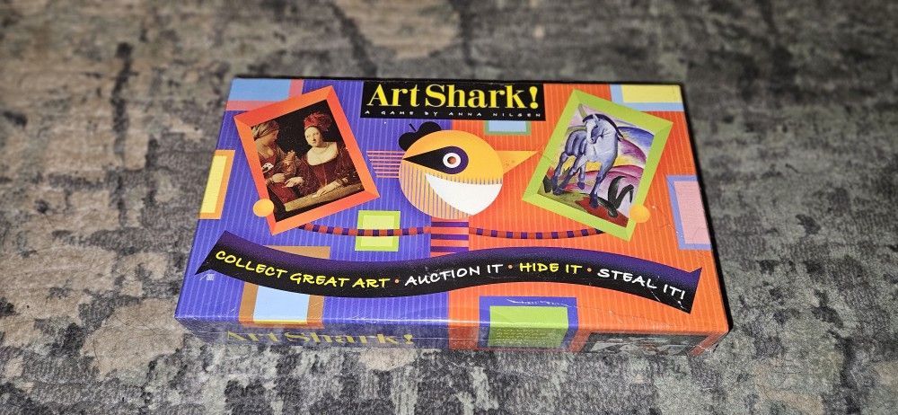 Art Shark! A Game by Anna Nilsen Art Auction Card Game Brand New Factory Sealed!
