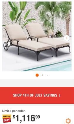 Antique Bronze 2-Piece Aluminum Adjustable Reclining Outdoor Chaise Lounge with Beige Cushions (Set of 2)