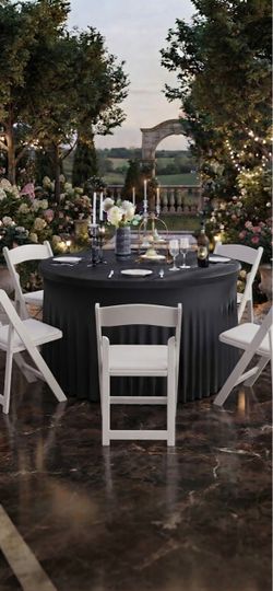 Tables andchairs
