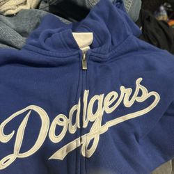 Kids Large Youth Dodger Zip Hoodie