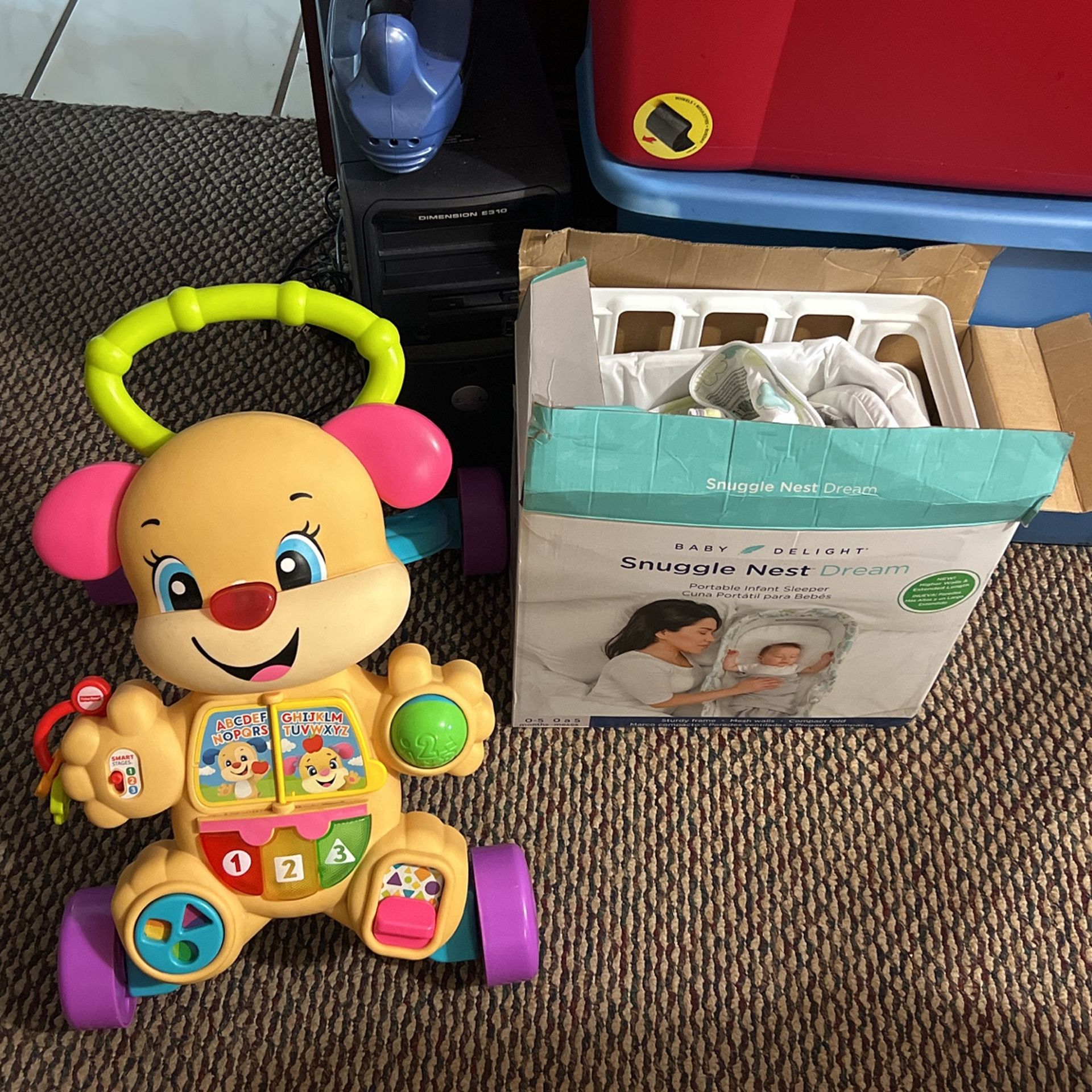 Baby Walker And Snuggle Nest Brand New