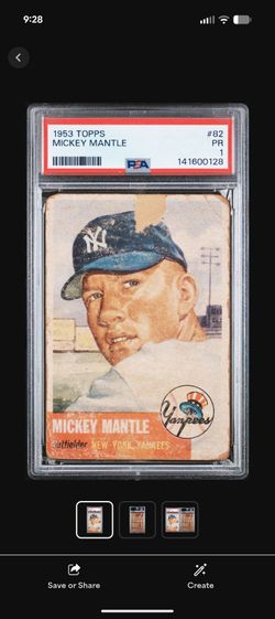 1953 Mickey Mantle
