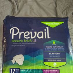 New Packs Of     Prevail Adult Inconsitence Unisex Briefs  