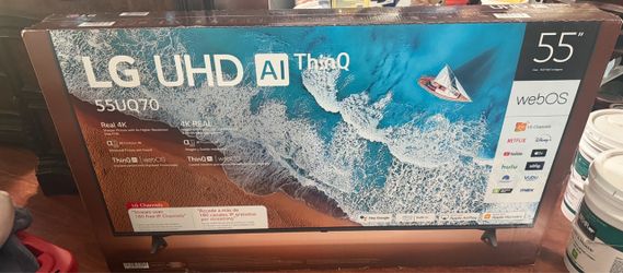 LG 55" UHD 4K Smart TV 55UQ70 NEW