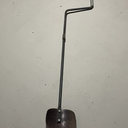 Vintage Manual Ice Fishing Auger 54” Long, shovel part is 6.5”W