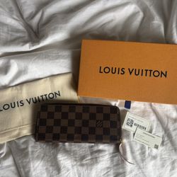 Louis Vuitton Clémence Damier Ebene Wallet