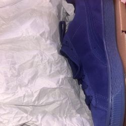Blue Pumas (suede) 