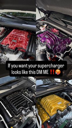 Supercharger paint