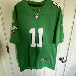 Men’s Small Kelly Green AJ Brown jersey 