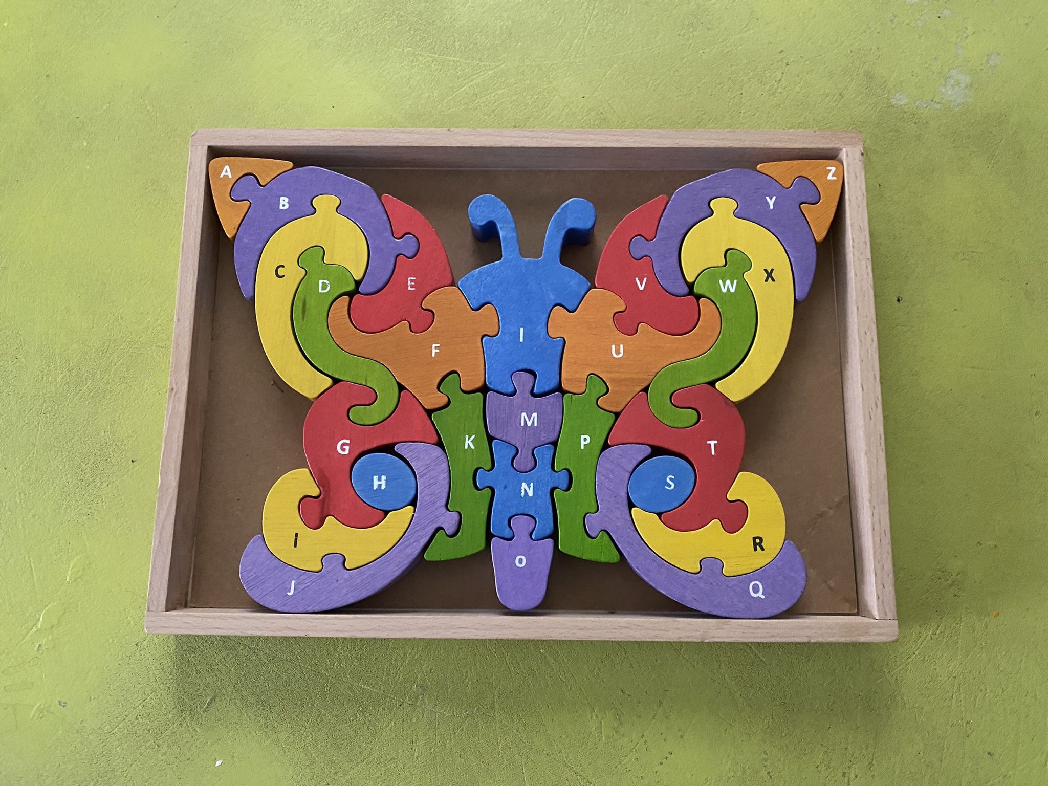 ABC Wooden Butterfly 🦋 Puzzle $10