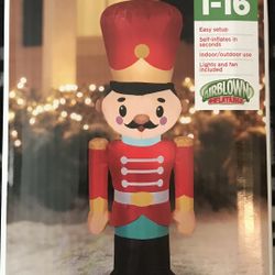 Nut Cracker Christmas Blow up Decoration 