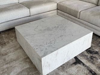 NEW Block square marble coffee table