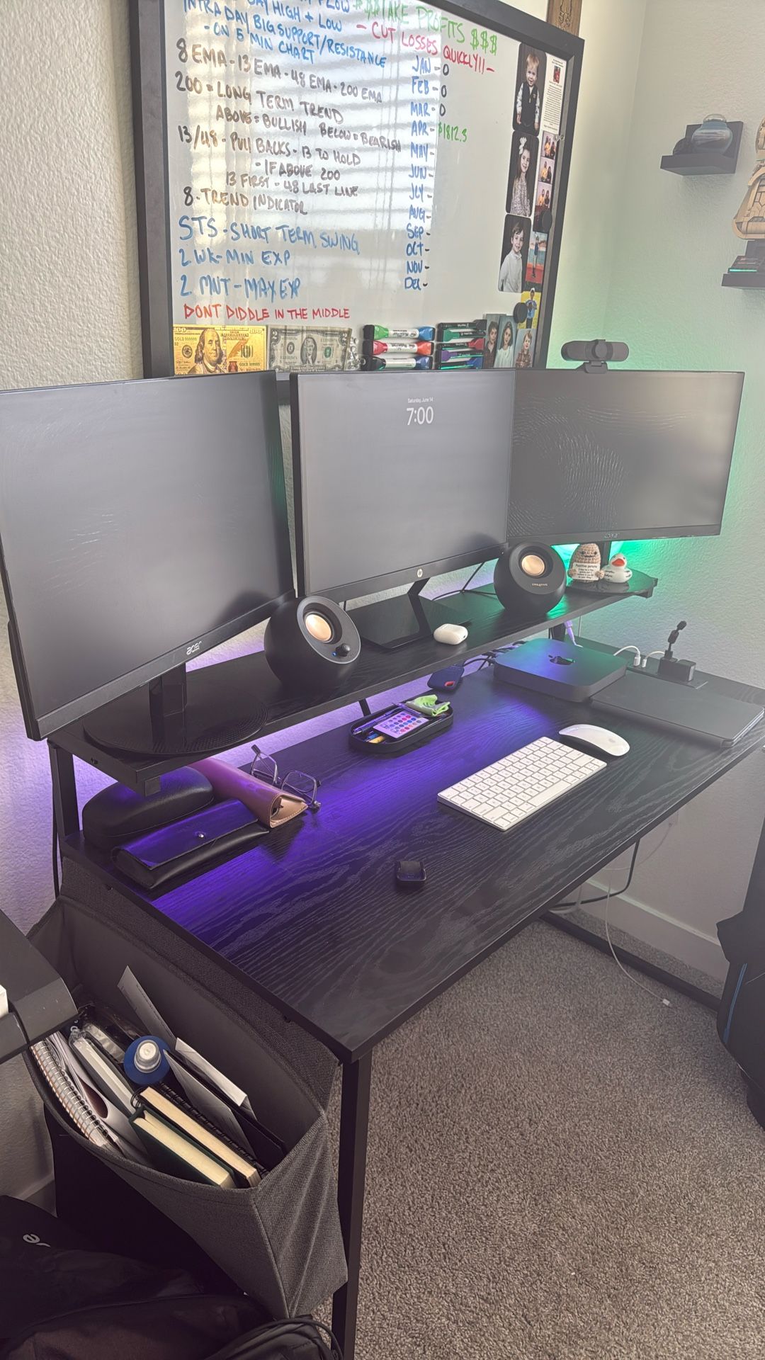 3 Computer Monitors
