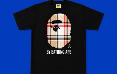 Bape x Burberry tee shirt