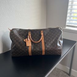 Louis Vuitton Keepall 55 Monogram – Vintage w/ Accessories
