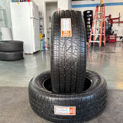 245/60/18 FIRESTONE 2 TIRES SEMI NEW - DOT 2024