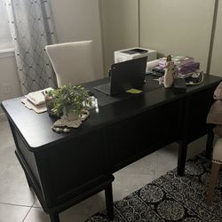 Beautiful Black Desk