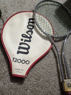 Vintage 1970s  Wilson aluminum tennis racket