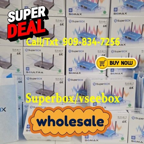 Smart TV Box Superbox S6 Max wholesale reseller Super box