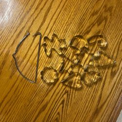 9 Metal Cookie Cutters With Holder