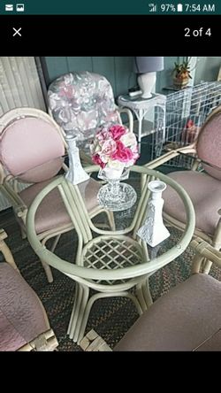 PATIO SET and CHAIRS