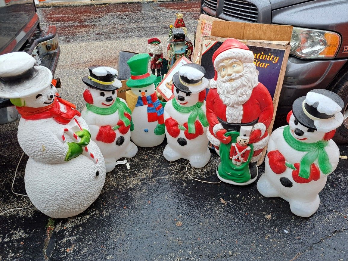 Blow Mold Snowman