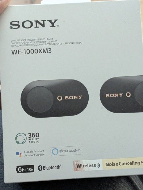 WF-1000XM3 SONY WIRELESS NOISE CANCELING EAR BUDS