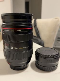 Canon EF 24-70mm f/2.8L USM Lens + Canon EF-EOS R Adapter