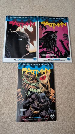 Batman Rebirth Graphic Novels 1-3