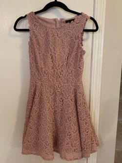 City Studio rose-colored dress